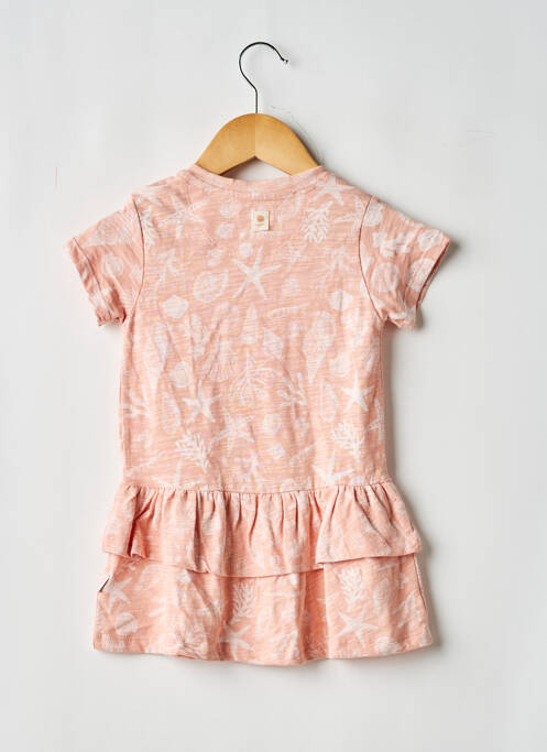 Robe courte imprimé fantaisie manches courtes rose NOPPIES fille