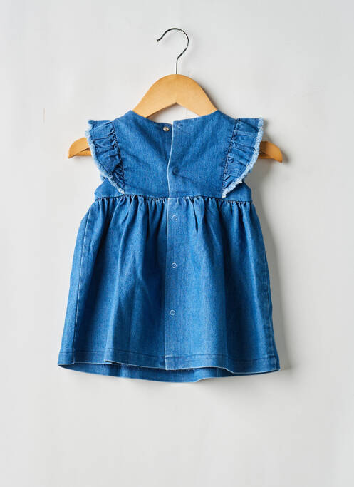 Robe courte coupe droite sans manche bleu MAYORAL fille