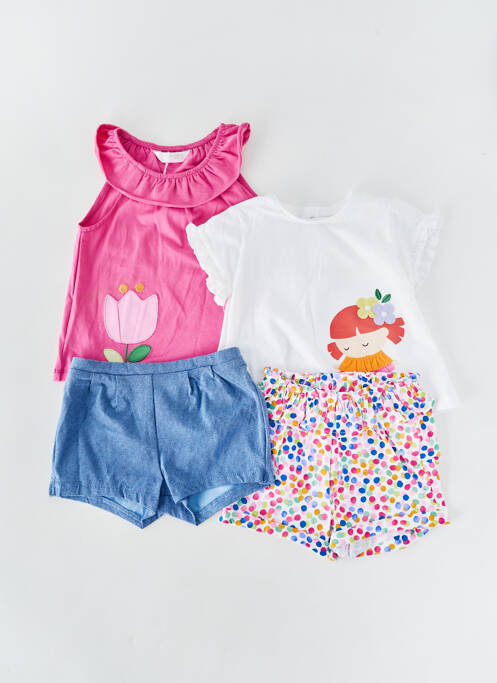 Ensemble short rose MAYORAL fille
