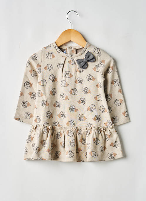 Robe courte marron MAYORAL fille