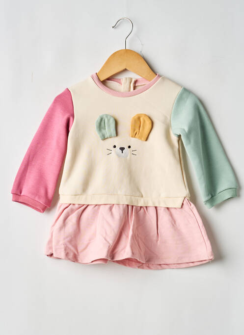 Robe mi-longue beige MAYORAL fille