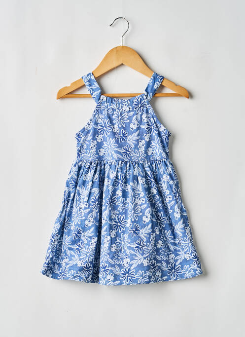 Robe mi-longue bleu MAYORAL fille