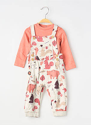 Ensemble pantalon fermeture pressionnée à l'épaule orange BOBOLI garcon