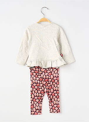 Ensemble pantalon type de haut t-shirt rouge BOBOLI fille