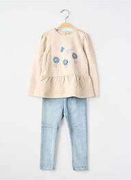 Ensemble pantalon type de haut t-shirt bleu MAYORAL fille