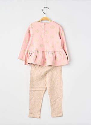Ensemble pantalon type de haut t-shirt rose MAYORAL fille
