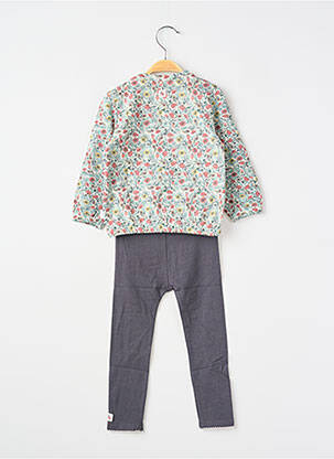 Ensemble pantalon type de haut t-shirt bleu NOPPIES fille