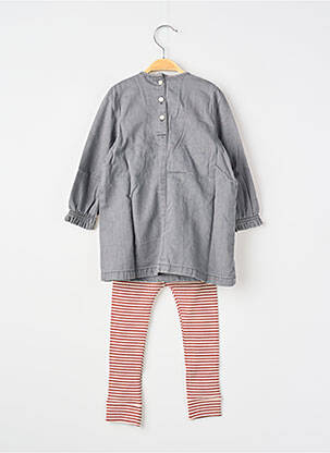 Ensemble pantalon broderie gris NOPPIES fille