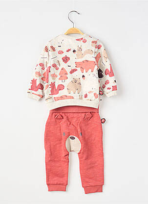 Ensemble pantalon broderie orange BOBOLI fille