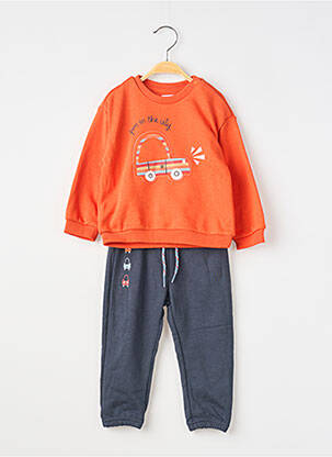 Ensemble pantalon broderie orange MAYORAL garcon