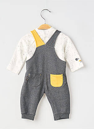 Ensemble pantalon manches longues gris BOBOLI garçon