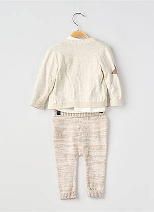 Ensemble pantalon taille élastique beige MAYORAL garçon