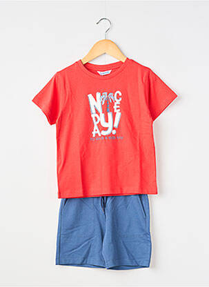 Ensemble short poches bleu MAYORAL garçon