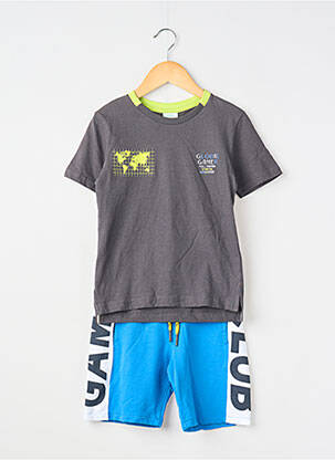 Ensemble short tissage jersey bleu BOBOLI garcon