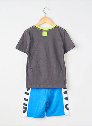 Ensemble short sérigraphie bleu BOBOLI garcon