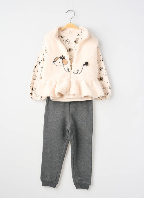 Ensemble pantalon resserrée sur le bas gris MAYORAL fille
