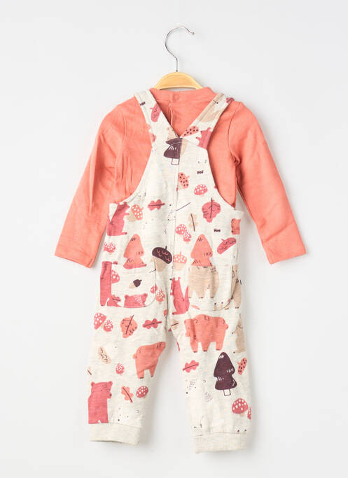 Ensemble pantalon fermeture pressionnée à l'épaule orange BOBOLI garcon