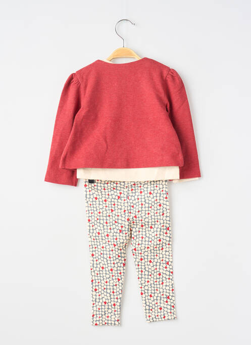 Ensemble pantalon manches longues rouge MAYORAL fille