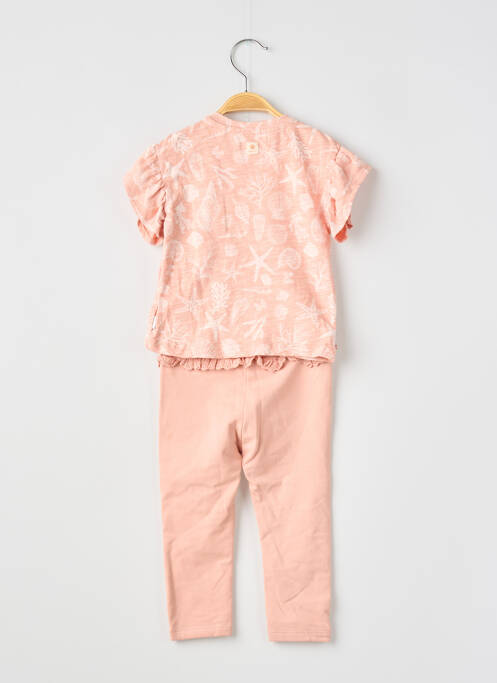 Ensemble pantalon type de haut t-shirt rose NOPPIES fille