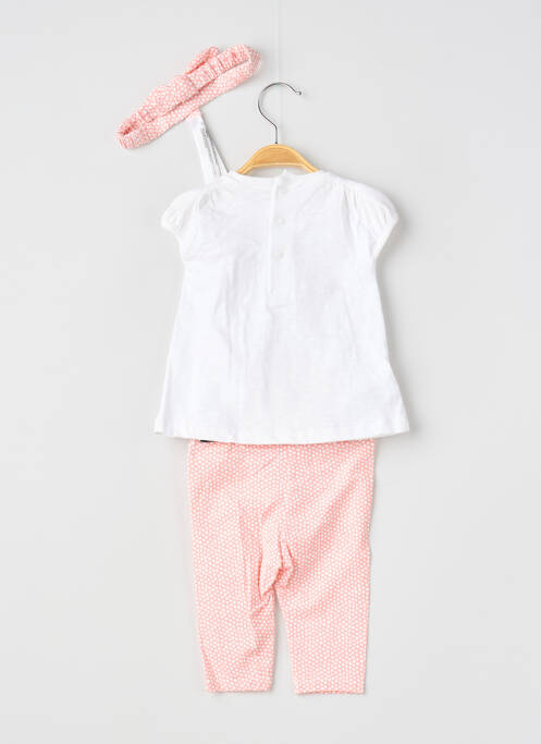 Ensemble pantalon type de haut t-shirt rose MAYORAL fille