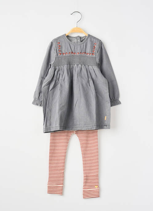 Ensemble pantalon broderie gris NOPPIES fille