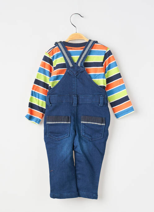 Ensemble pantalon fermeture pressionnée à l'épaule bleu BOBOLI garcon