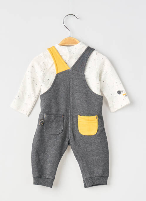 Ensemble pantalon fermeture pressionnée à l'épaule gris BOBOLI garcon