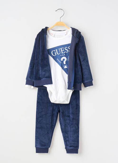 Ensemble de sport type de haut veste bleu GUESS garcon