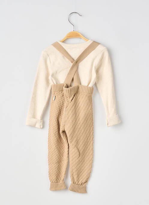Ensemble pantalon taille élastique beige NOPPIES garcon