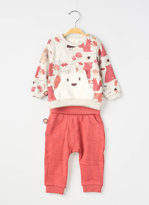 Ensemble pantalon orange BOBOLI fille