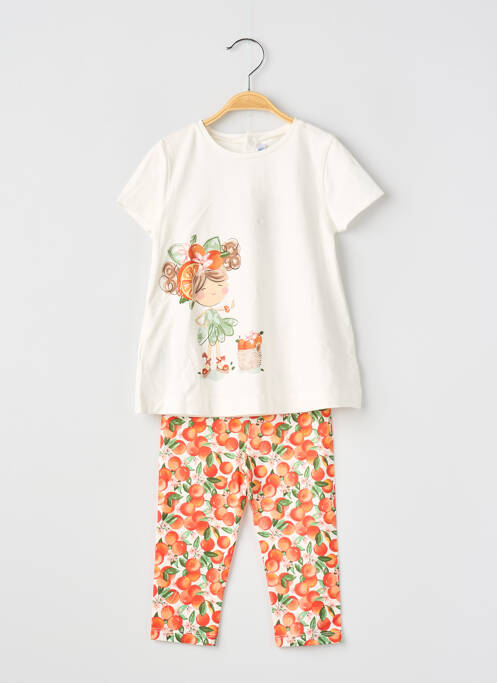 Ensemble pantalon orange MAYORAL fille