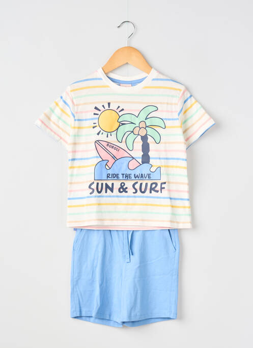 Ensemble short bleu BOBOLI garçon