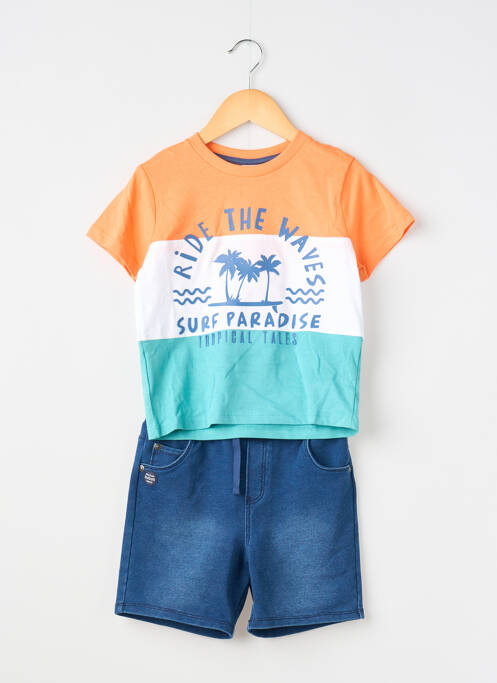 Ensemble short bleu BOBOLI garçon