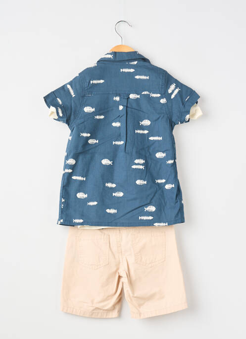 Ensemble short bleu ZY garçon