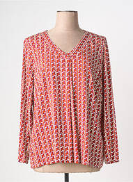 Top coupe fluide manches longues orange MERI & ESCA femme