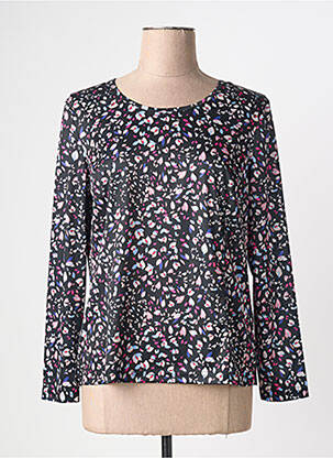 Top stretch manches longues noir GUY DUBOUIS femme