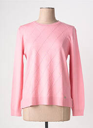Pull coupe cintrée manches longues rose MINO MORA femme