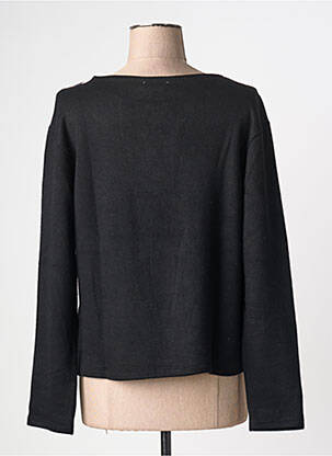 Top stretch manches longues noir GALMALLA femme