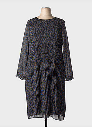 Robe longue manches longues manches longues noir CISO femme