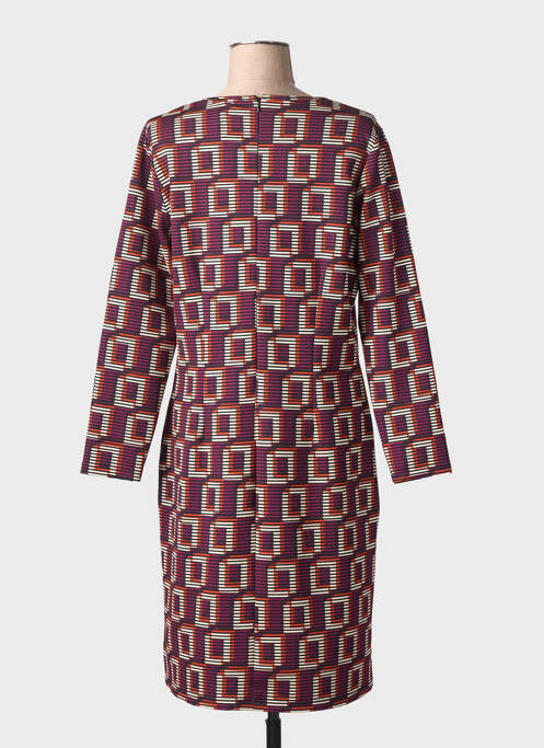 Robe mi-longue manches longues manches longues violet MERI & ESCA femme