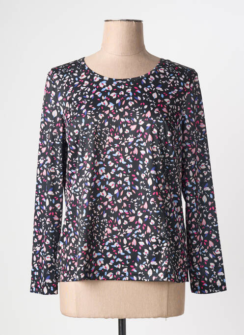 Top stretch manches longues noir GUY DUBOUIS femme