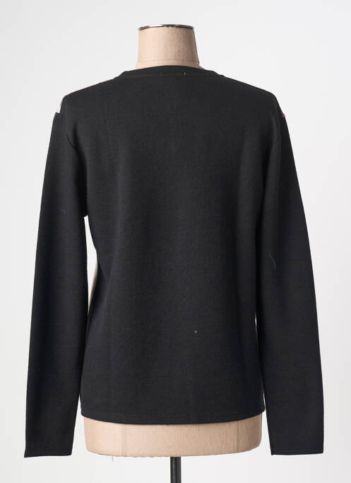 Top stretch manches longues noir GALMALLA femme