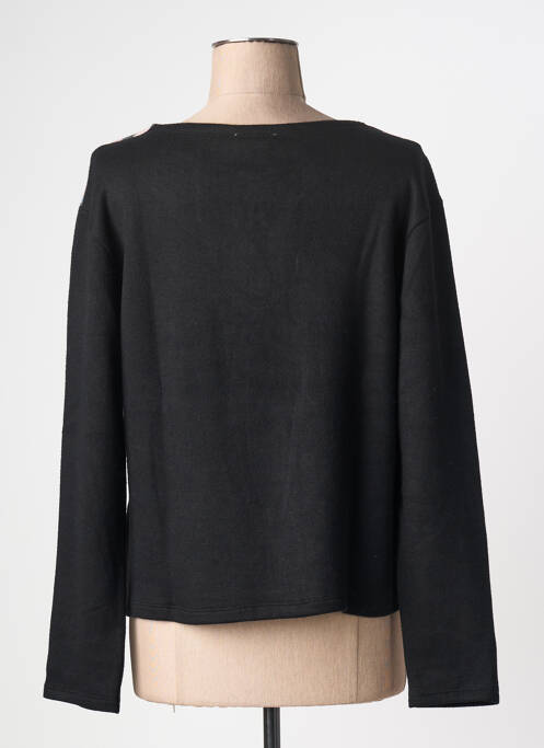 Top stretch manches longues noir GALMALLA femme