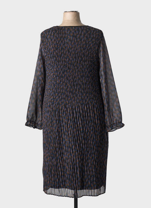 Robe longue coupe fluide manches longues noir CISO femme