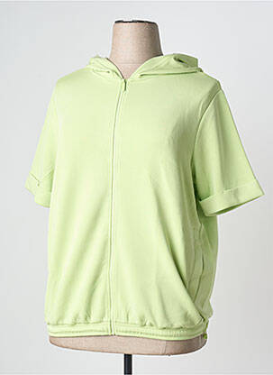 Veste casual col rond vert TRIANGLE femme