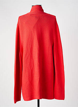 Gilet manches longues fermeture boutonnée sur le devant rouge PERSONA femme