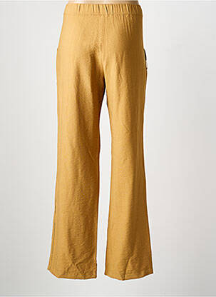 Pantalon droit taille élastique beige ADAM femme