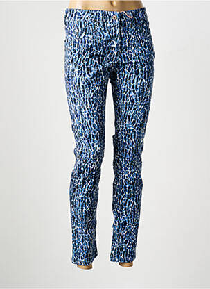 Pantalon slim poches bleu ZRS TIMELESS femme