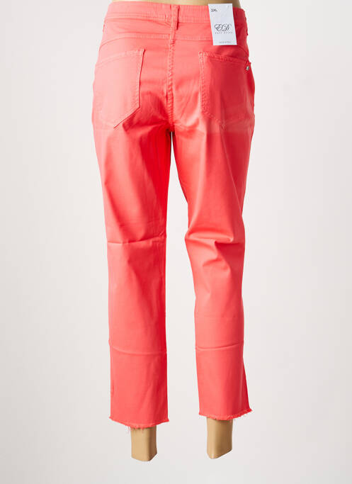 Pantalon 7/8 taille élastique rose EAST DRIVE femme