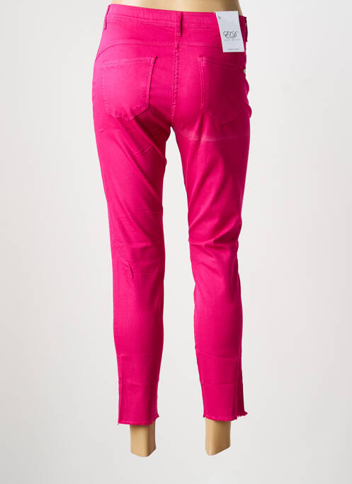 Pantalon 7/8 taille élastique violet EAST DRIVE femme